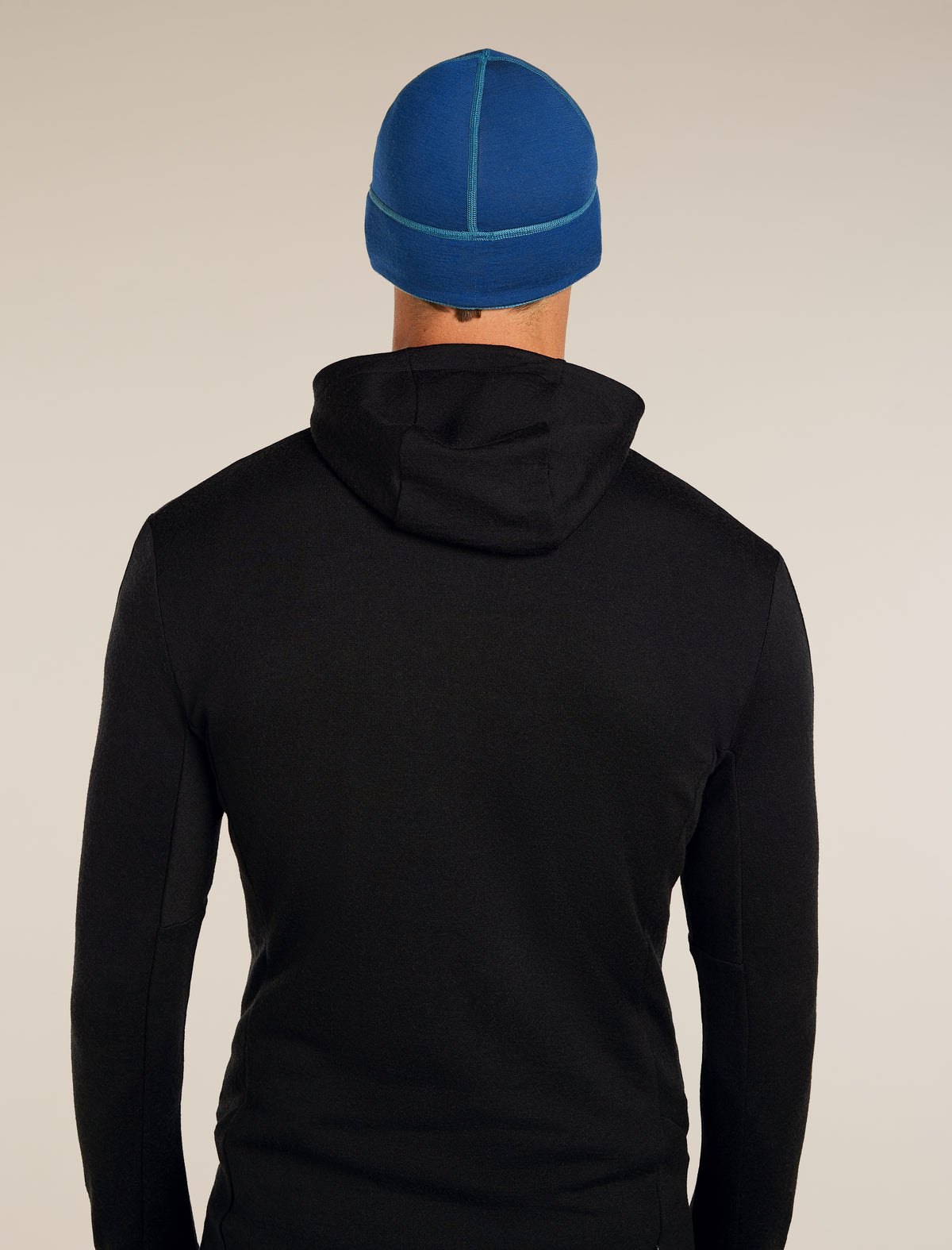 Merino 260 Waffle Knit Wander Reversible Beanie Topaz/Atlantis - 8