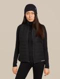 Merino Feadan Cuff Beanie Black - 1