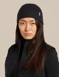 Merino Feadan Cuff Beanie Black - 2