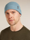 Unisex Merino Feadan Cuff Beanie Flint blue - 6