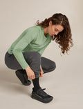 Merino Hike+ Liner Crew Socks Black - 1