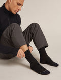 Merino Hike+ Liner Crew Socks Black - 2