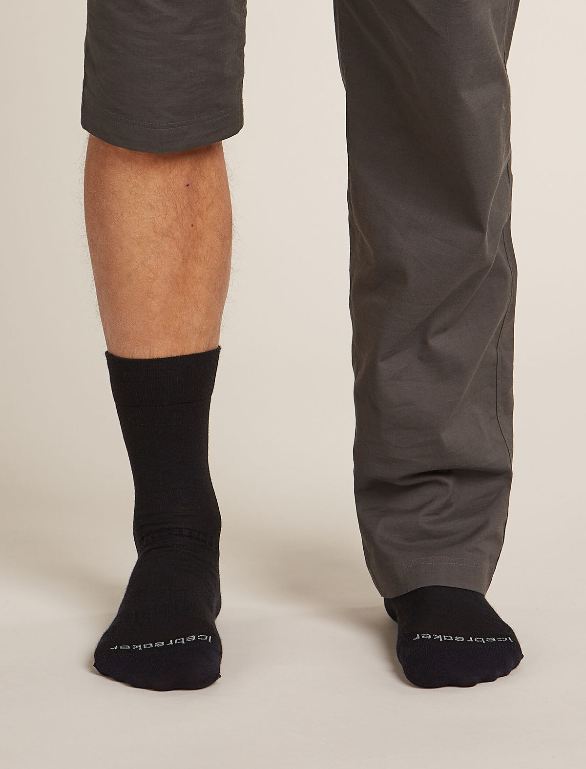 Merino Hike+ Liner Crew Socks Black - 3