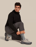 Merino Hike+ Mountaineer Mid Calf Socks Jet Hthr/Black - 2