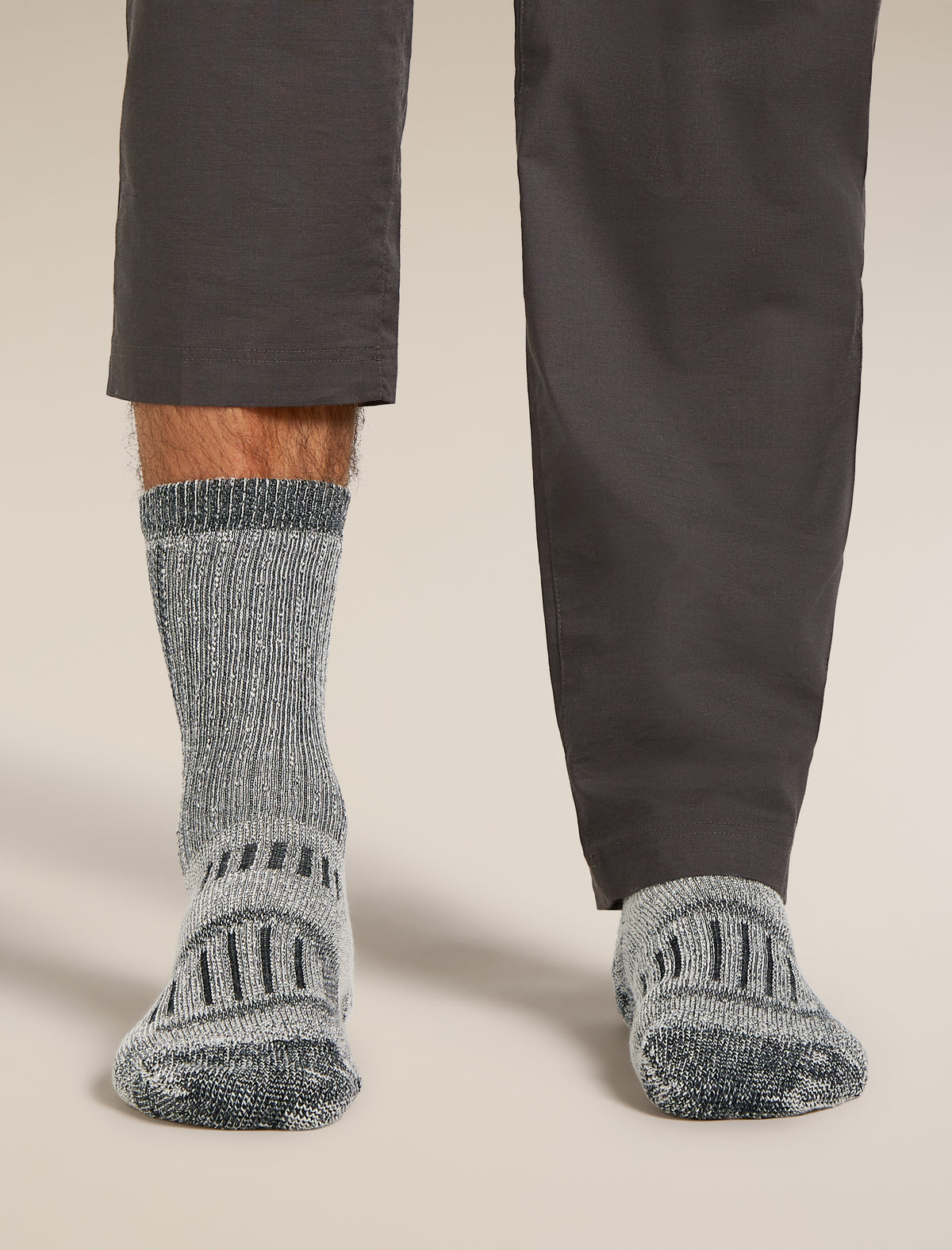 Merino Hike+ Mountaineer Mid Calf Socks Jet Hthr/Black - 3