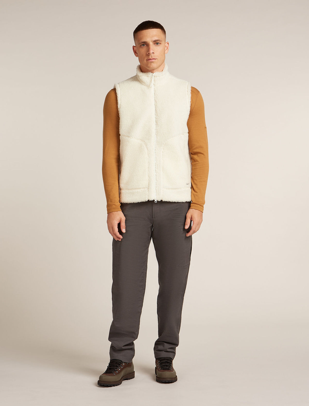 Merino Blend 960 RealFleece™ High Pile Vest Undyed - 3