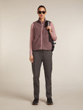 Merino Blend 960 RealFleece™ High Pile Vest Summit Dk Hthr/Blush - 4