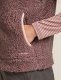 Merino Blend 960 RealFleece™ High Pile Vest Summit Dk Hthr/Blush - 5