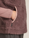 Merino Blend 960 RealFleece™ High Pile Vest Summit Dk Hthr/Blush - 7