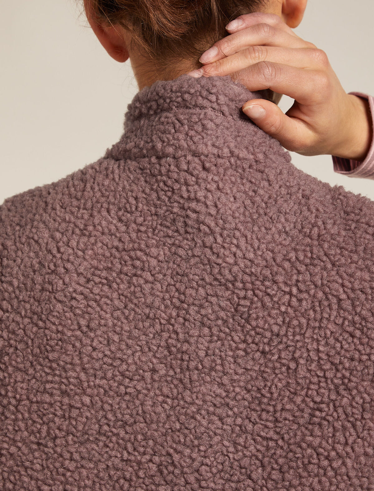 Merino Blend 960 RealFleece™ High Pile Vest Summit Dk Hthr/Blush - 8