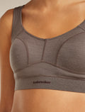 Women’s Merino Queens Clasp Bra Porcini - 4