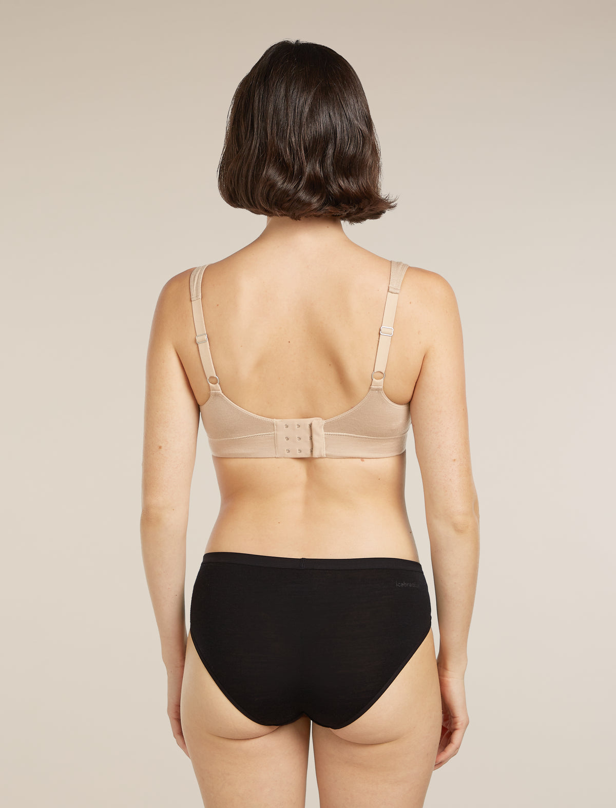 Women's Merino Queens Clasp Bra Praline - 2