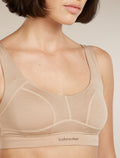 Women's Merino Queens Clasp Bra Praline - 4
