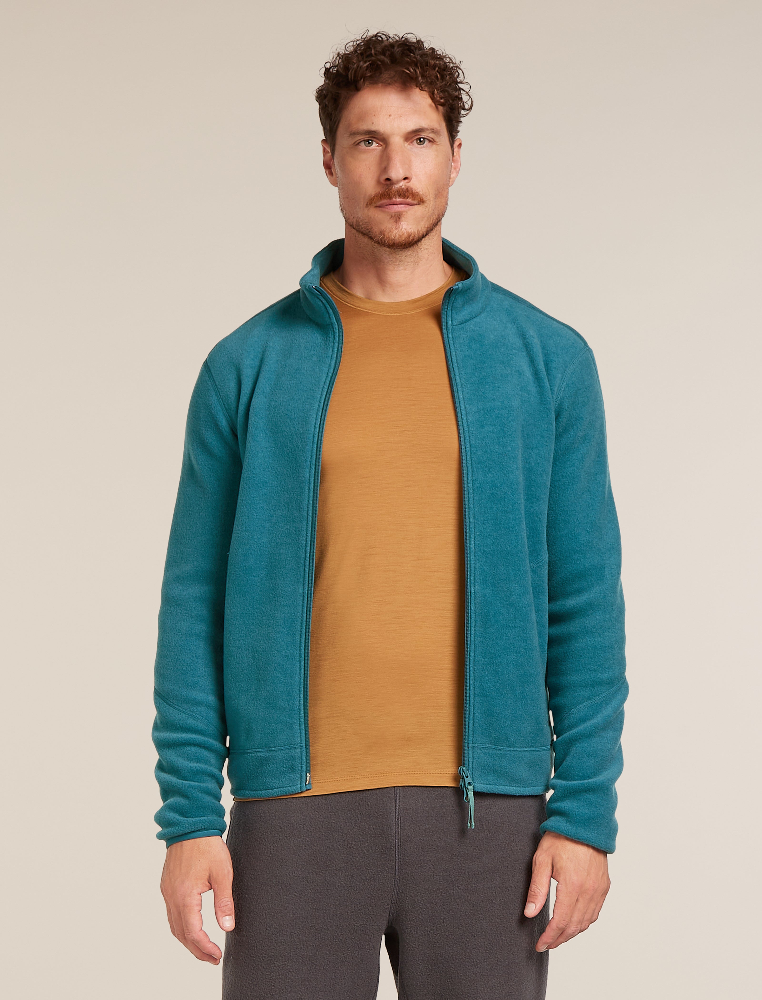 Men's Merino Blend 800 RealFleece™ Classic Pile Long Sleeve Zip Jacket