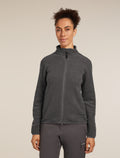 Merino Blend 800 RealFleece™ Classic Pile Long Sleeve Zip Jacket Obsidian - 1