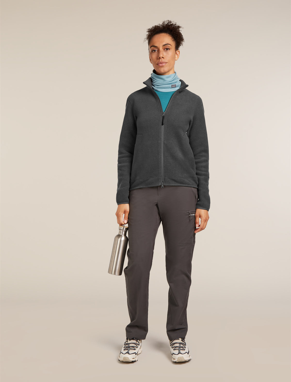 Merino Blend 800 RealFleece™ Classic Pile Long Sleeve Zip Jacket Obsidian - 4