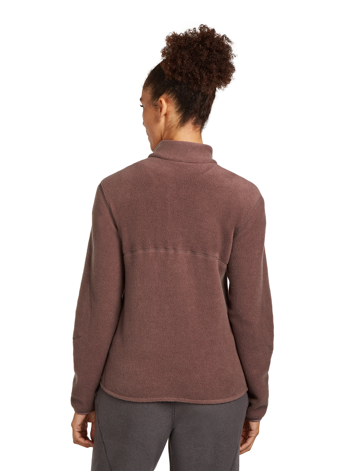 Merino Blend 800 RealFleece™ Classic Pile Long Sleeve Zip Jacket Carob - 2