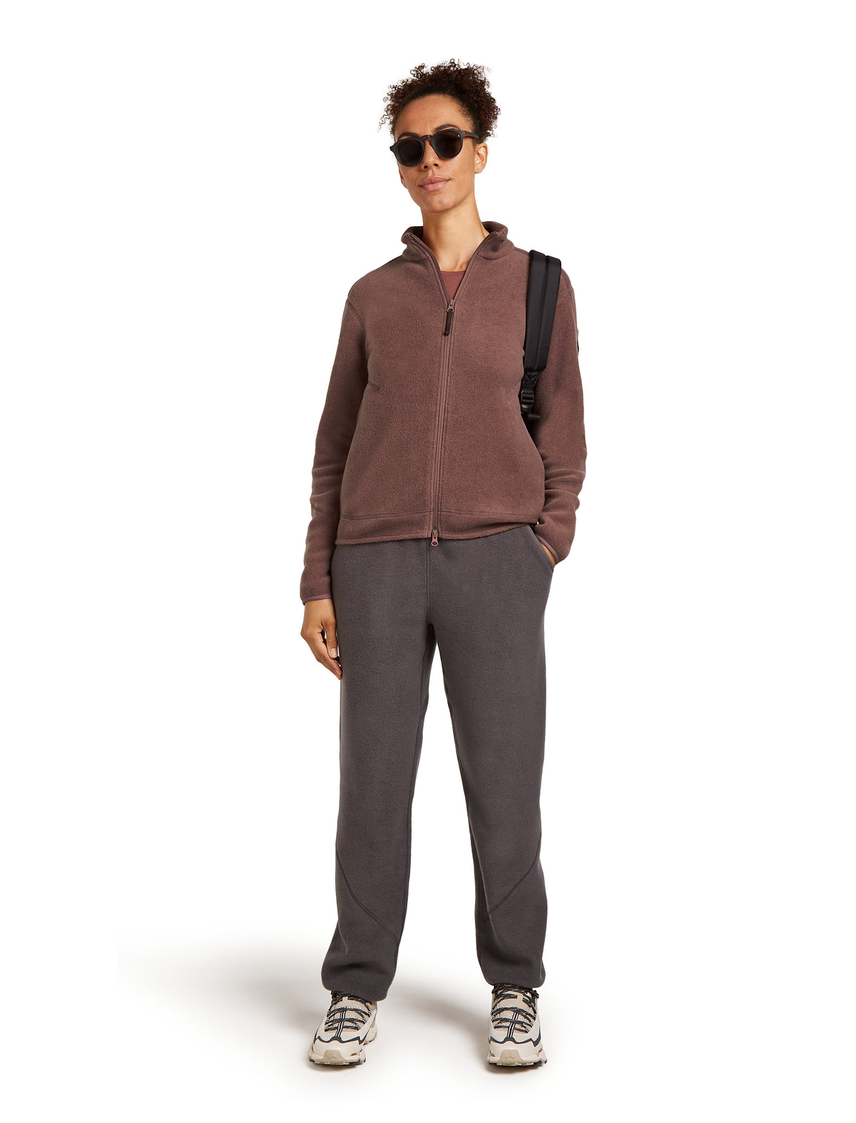 Merino Blend 800 RealFleece™ Classic Pile Long Sleeve Zip Jacket Carob - 4