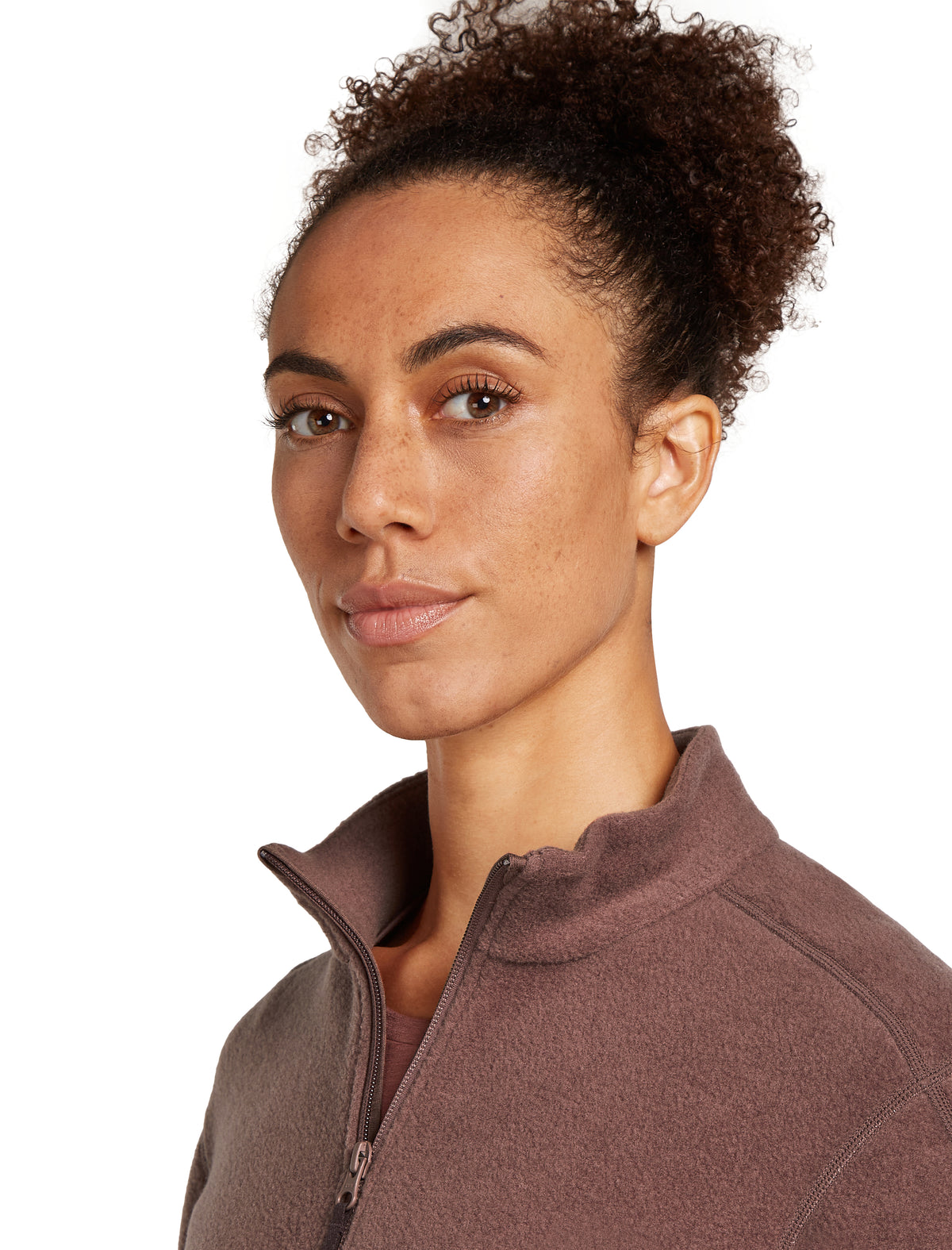 Merino Blend 800 RealFleece™ Classic Pile Long Sleeve Zip Jacket Carob - 6