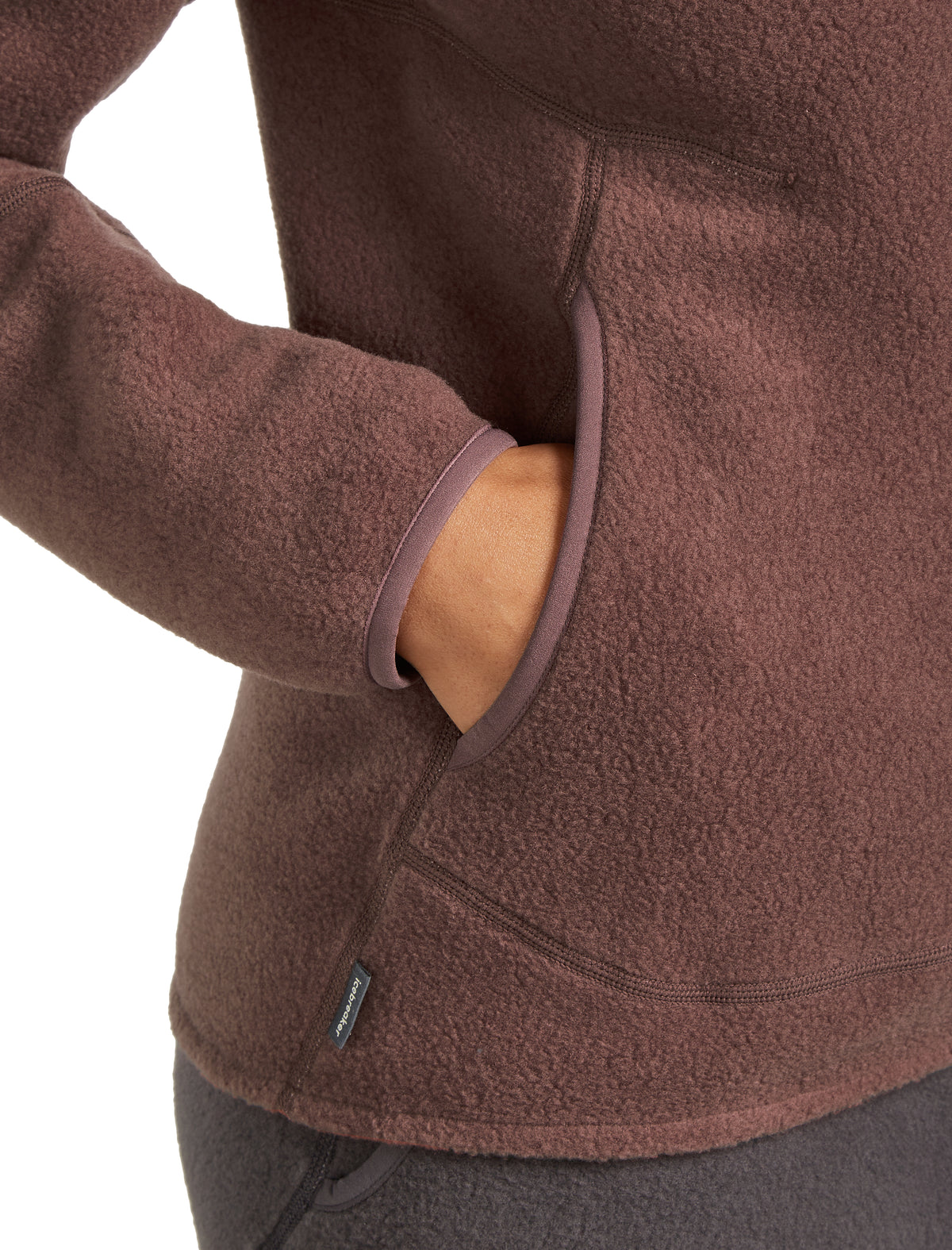 Merino Blend 800 RealFleece™ Classic Pile Long Sleeve Zip Jacket Carob - 7