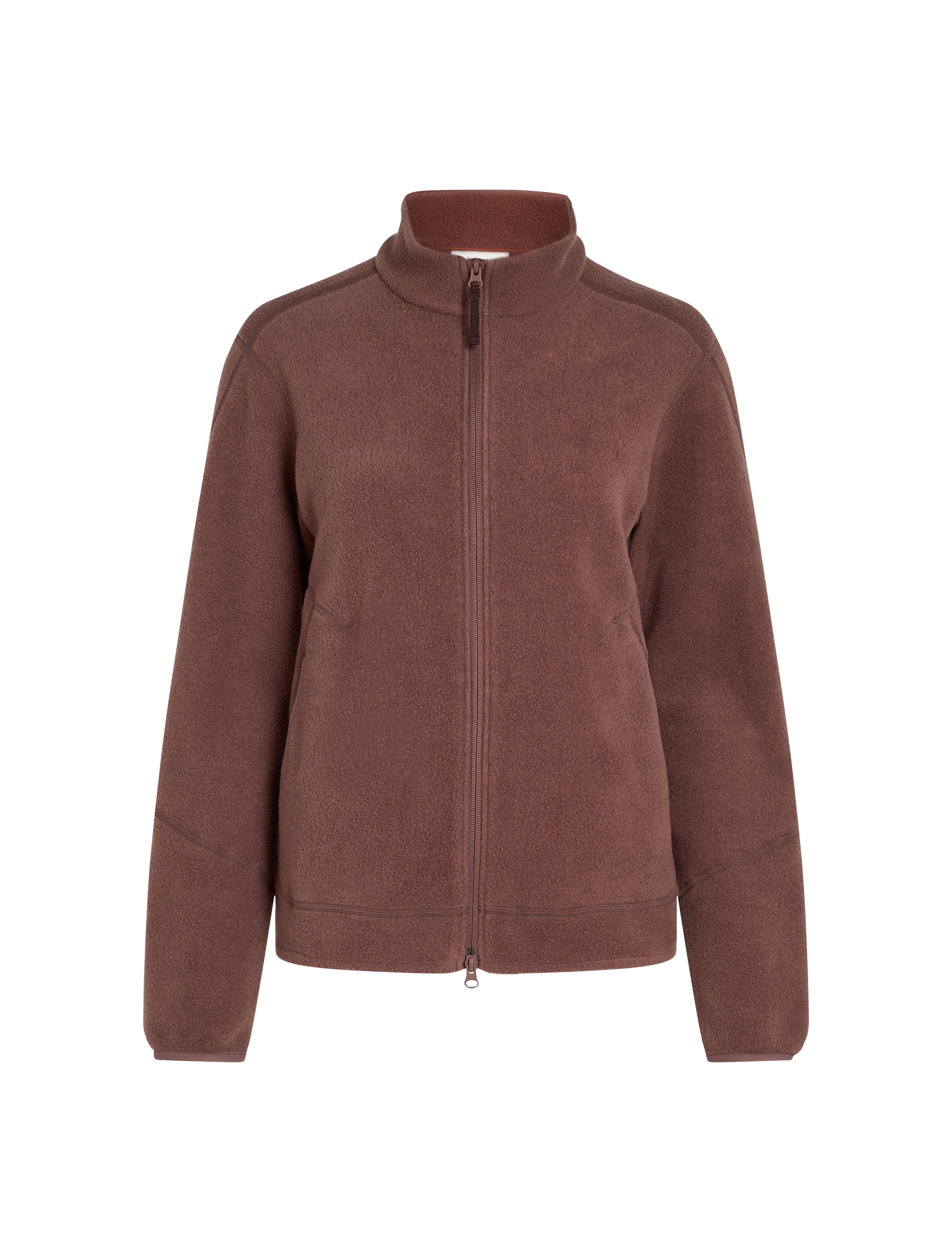 ICEBREAKER ウールニット L ブラウン Women's Merino Blend 800 RealFleece™ Classic Pile Long Sleeve Zip Jack