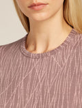 Merino 260 Tech Vertex Long Sleeve Crew Thermal Top Delta Lines Summit/Blush - 6