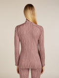 Merino 260 Tech Vertex Long Sleeve Half Zip Thermal Top Delta Lines Summit/Blush - 2