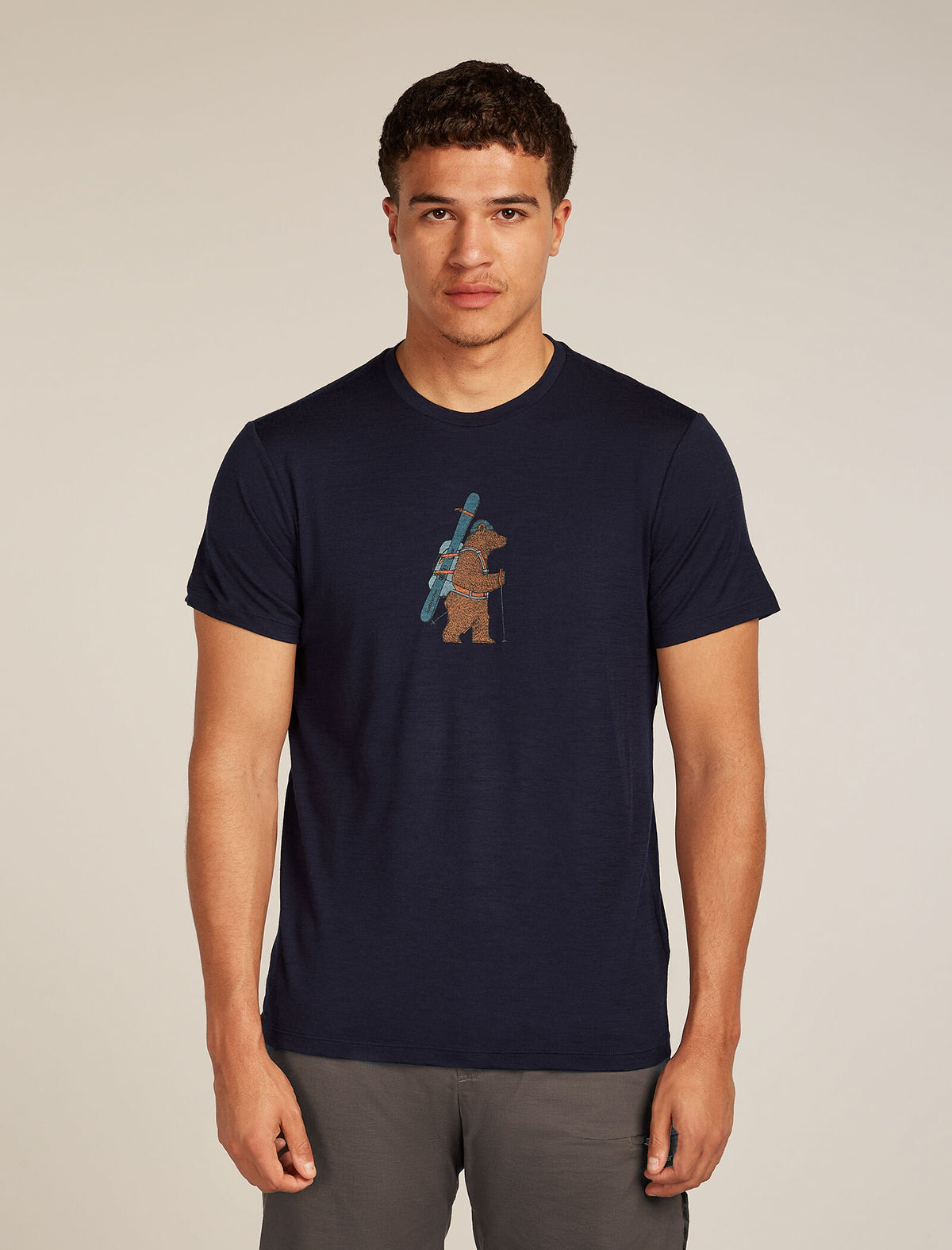 Merino 150 Tech Lite Short Sleeve T-Shirt Bear Tour Midnight navy - 1