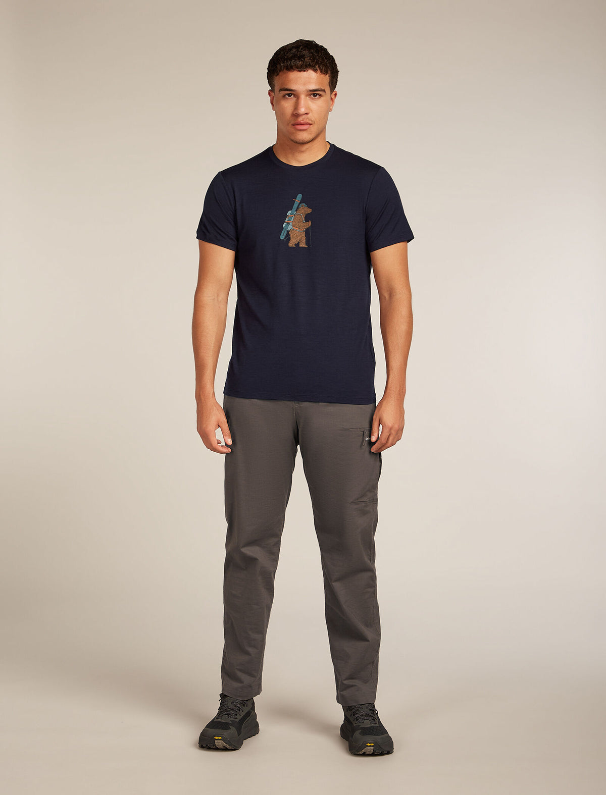 Merino 150 Tech Lite Short Sleeve T-Shirt Bear Tour Midnight navy - 3