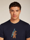 Merino 150 Tech Lite Short Sleeve T-Shirt Bear Tour Midnight navy - 5