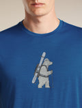Men's Merino 150 Tech Lite Short Sleeve T Shirt Bear Tour Lazurite - 6