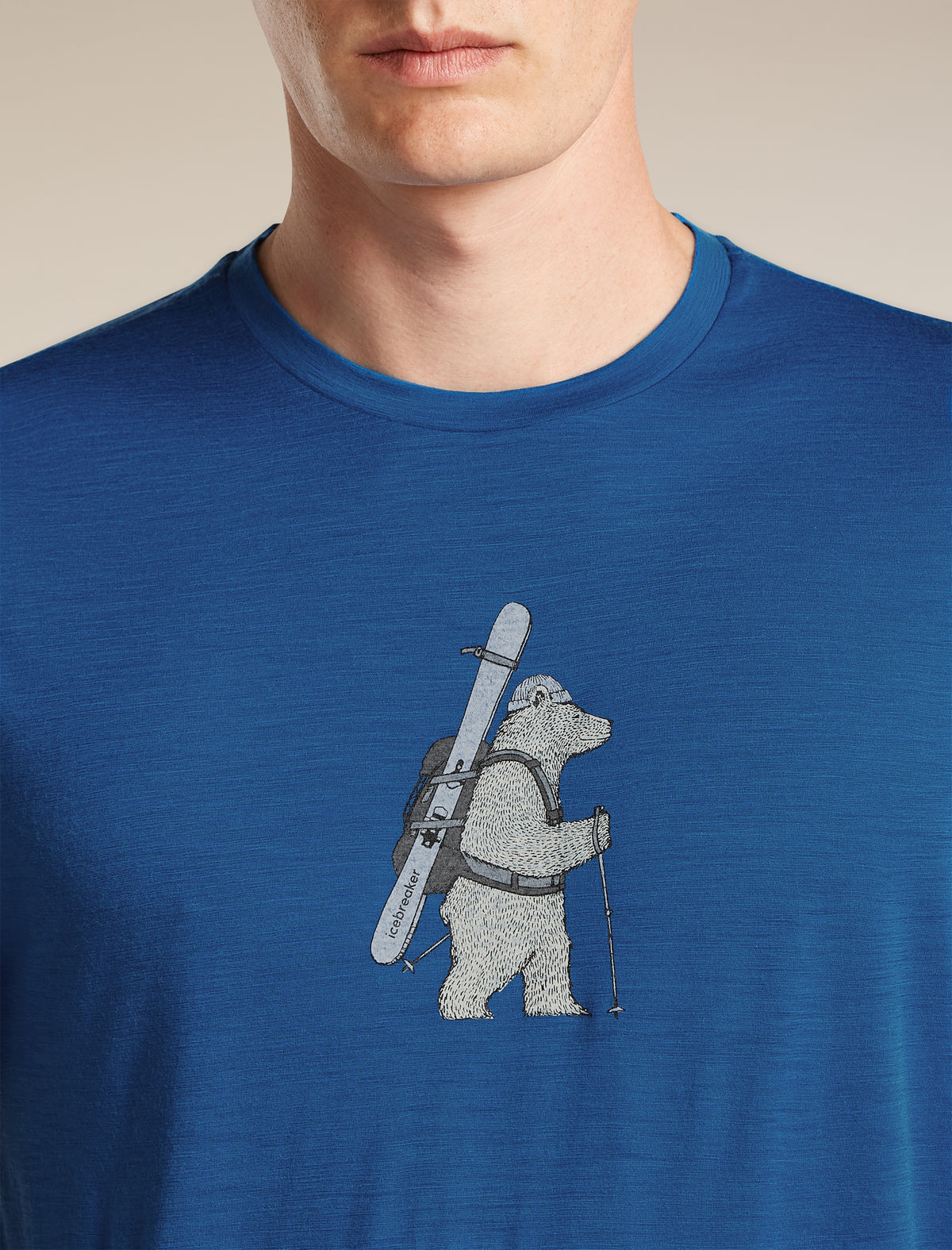 Men's Merino 150 Tech Lite Short Sleeve T Shirt Bear Tour Lazurite - 6