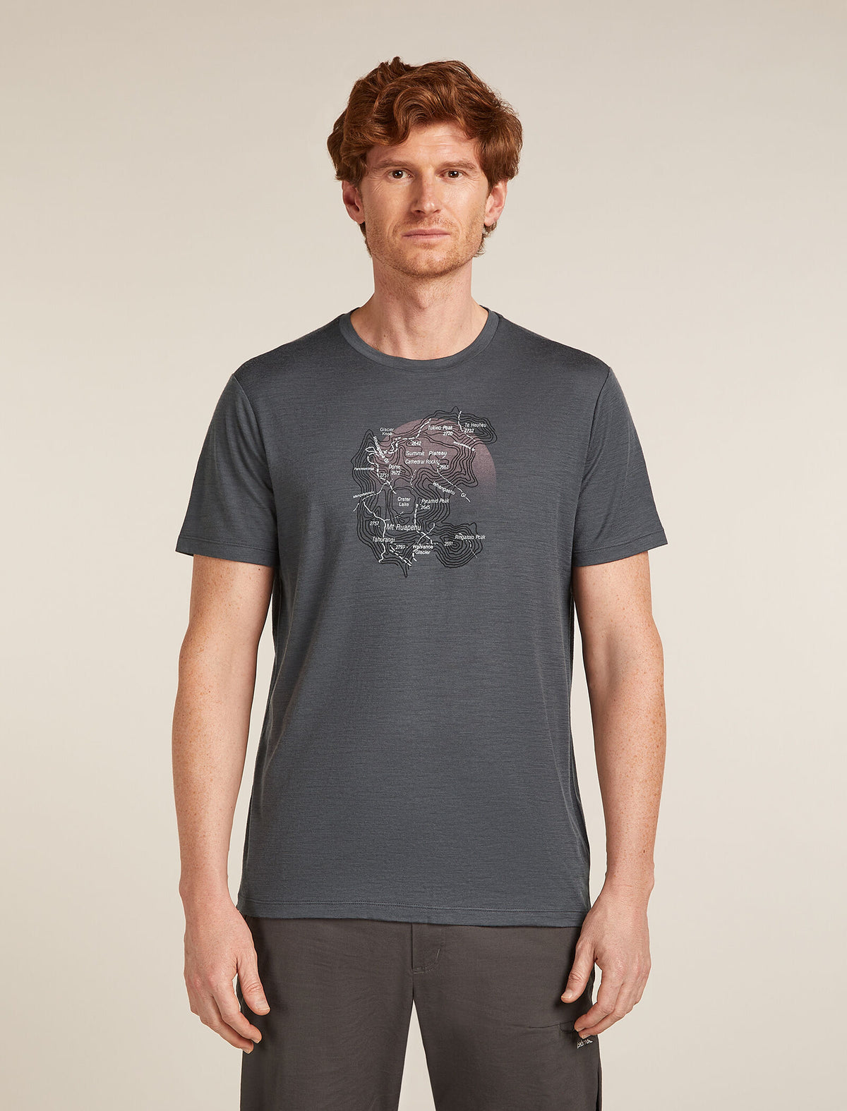 Merino 150 Tech Lite Short Sleeve T-Shirt Ruapehu Round Obsidian - 1
