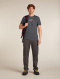 Merino 150 Tech Lite Short Sleeve T-Shirt Ruapehu Round Obsidian - 4
