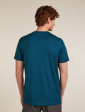 Merino 150 Tech Lite Short Sleeve T-Shirt Ruapehu Round Atlantis - 2