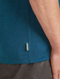 Merino 150 Tech Lite Short Sleeve T-Shirt Ruapehu Round Atlantis - 6