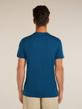 Men’s Merino 150 Tech Lite Short Sleeve T-Shirt The Peaks Atlantis - 2