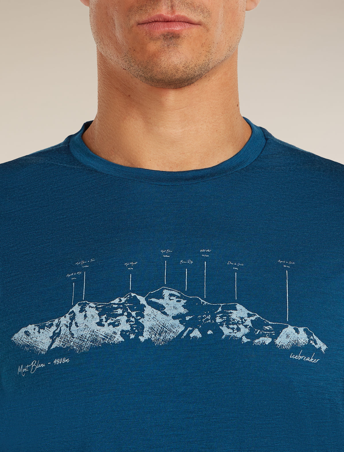 Men’s Merino 150 Tech Lite Short Sleeve T-Shirt The Peaks Atlantis - 6