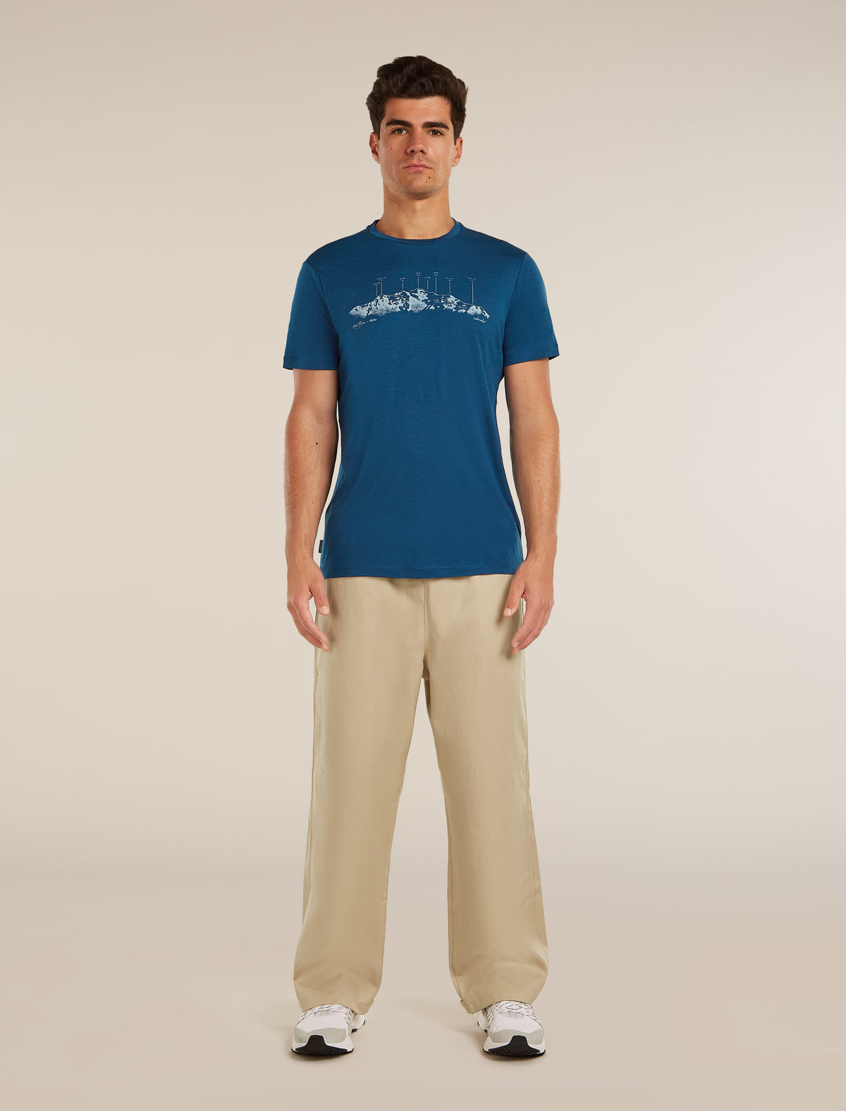 Men’s Merino 150 Tech Lite Short Sleeve T-Shirt The Peaks Atlantis - 3
