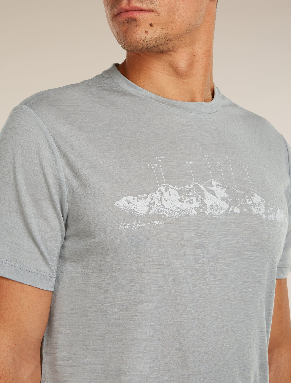 Men’s Merino 150 Tech Lite Short Sleeve T-Shirt The Peaks Proto grey - 5