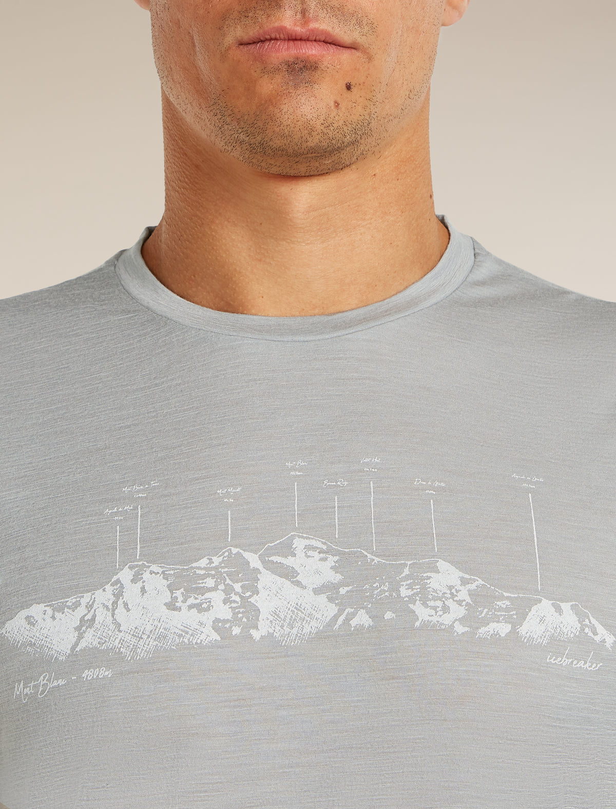 Men’s Merino 150 Tech Lite Short Sleeve T-Shirt The Peaks Proto grey - 6