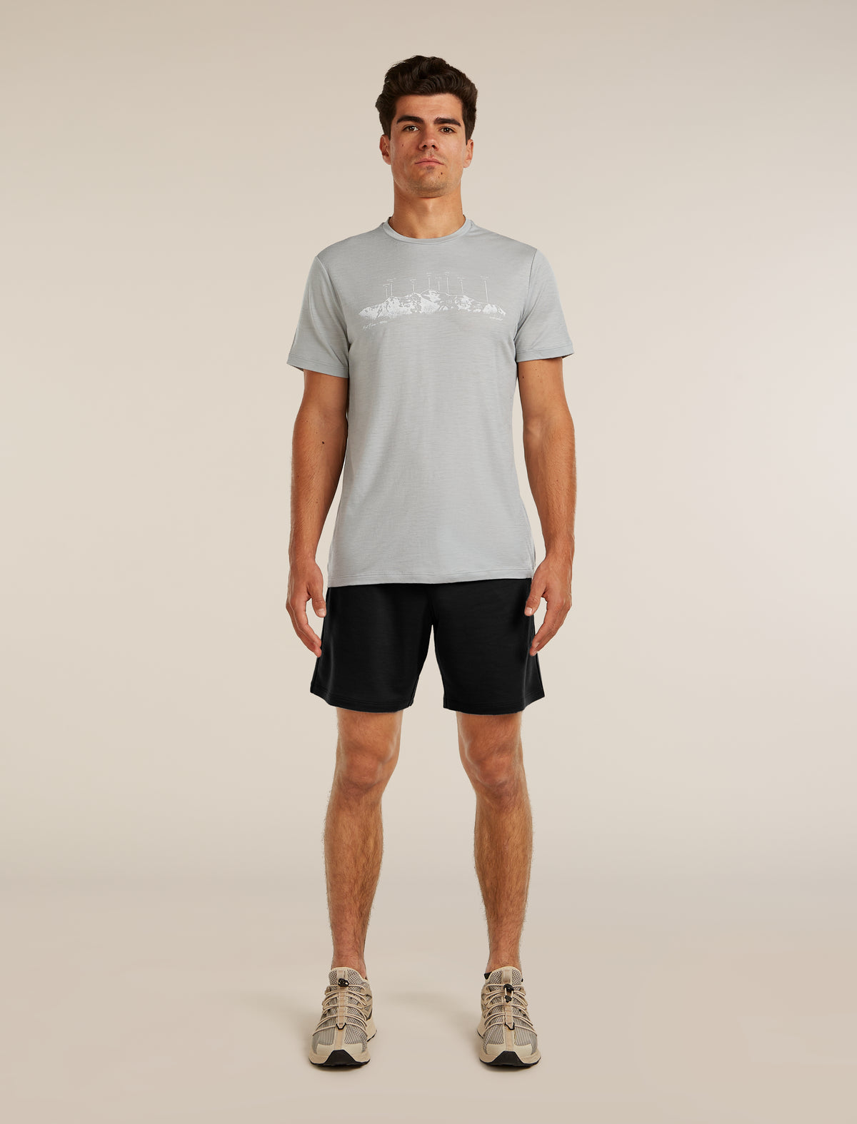 Men’s Merino 150 Tech Lite Short Sleeve T-Shirt The Peaks Proto grey - 3