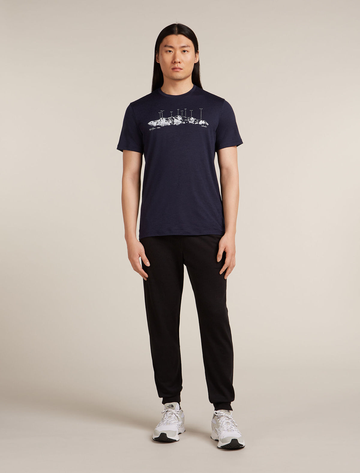 Merino 150 Tech Lite Short Sleeve T-Shirt The Peaks Midnight navy - 3