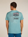 Men Merino 150 Tech Lite SS Tee Infographic Hydro - 2