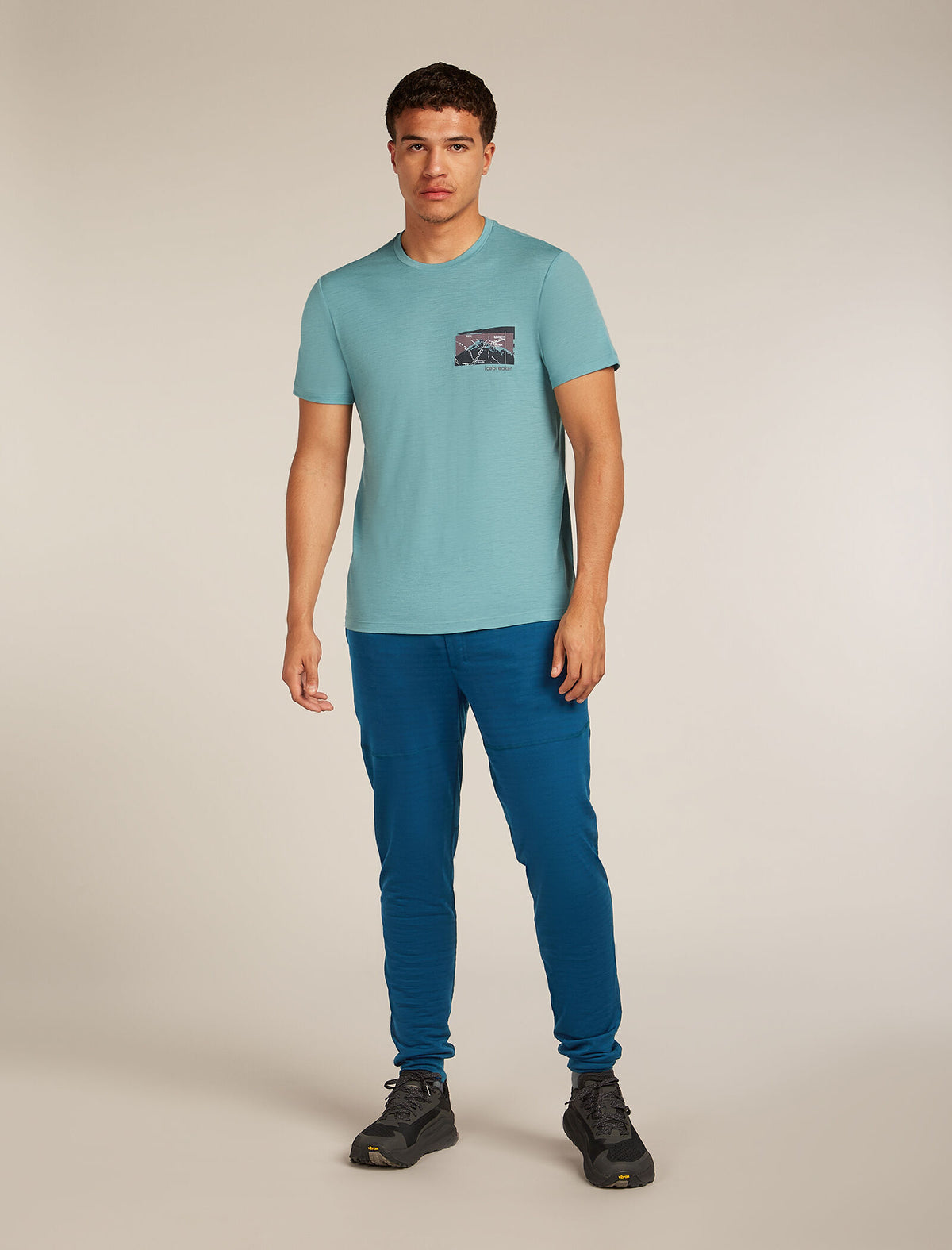 Men Merino 150 Tech Lite SS Tee Infographic Hydro - 3