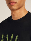 Merino 150 Tech Lite Short Sleeve T-Shirt Snow Day Black - 6