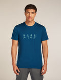 Merino 150 Tech Lite Short Sleeve T-Shirt Snow Day Atlantis - 1