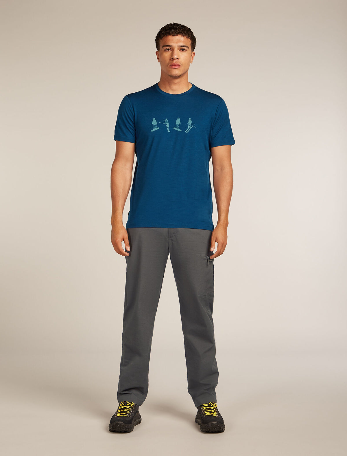 Merino 150 Tech Lite Short Sleeve T-Shirt Snow Day Atlantis - 3