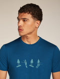 Merino 150 Tech Lite Short Sleeve T-Shirt Snow Day Atlantis - 5