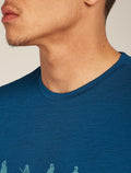Merino 150 Tech Lite Short Sleeve T-Shirt Snow Day Atlantis - 6